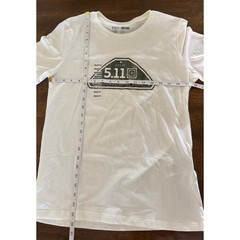 5.11 Tactical Purpose-Built Gear Graphic T-Shirt Mens Medium Cream Off-White