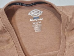 NWT Dickies Temp IQ Performance Cooling T-Shirt Mens Medium Rust Orange Workwear