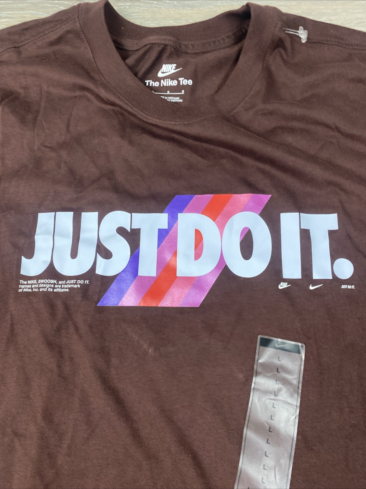 Nike Rainbow Just Do It JDI FQ8002-227 Size Large gallery