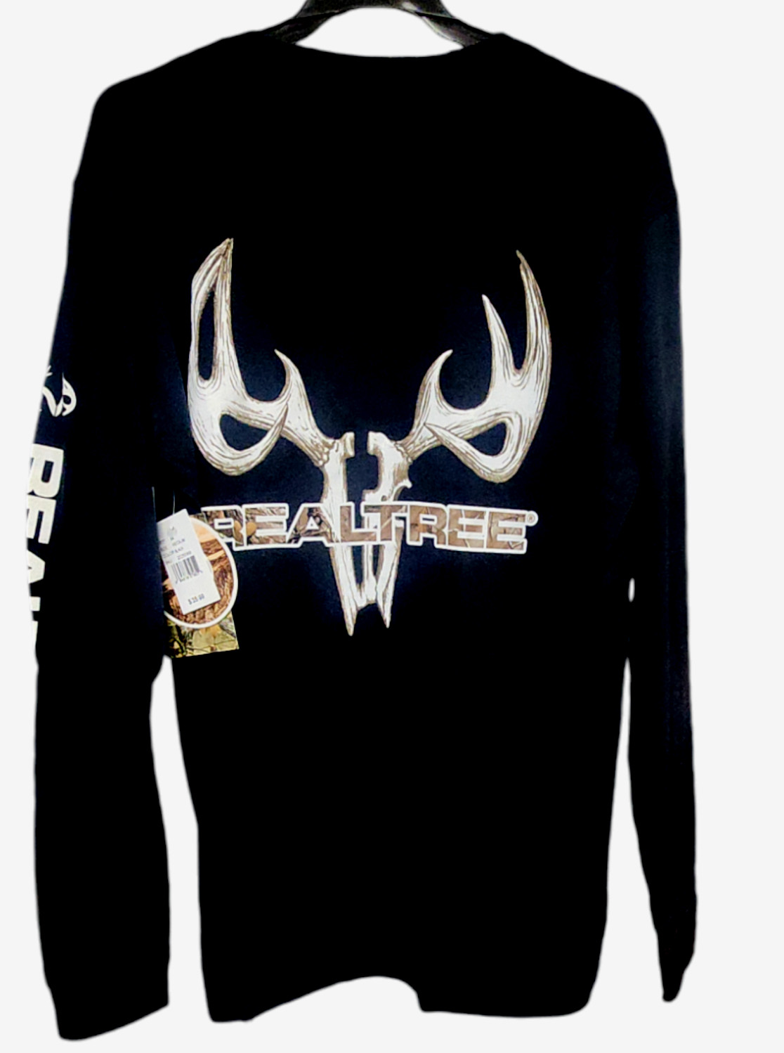 Men’sT Shirt Long Sleeve “REALTREE”-American Hunting Buck -Size Medium Only -NWT