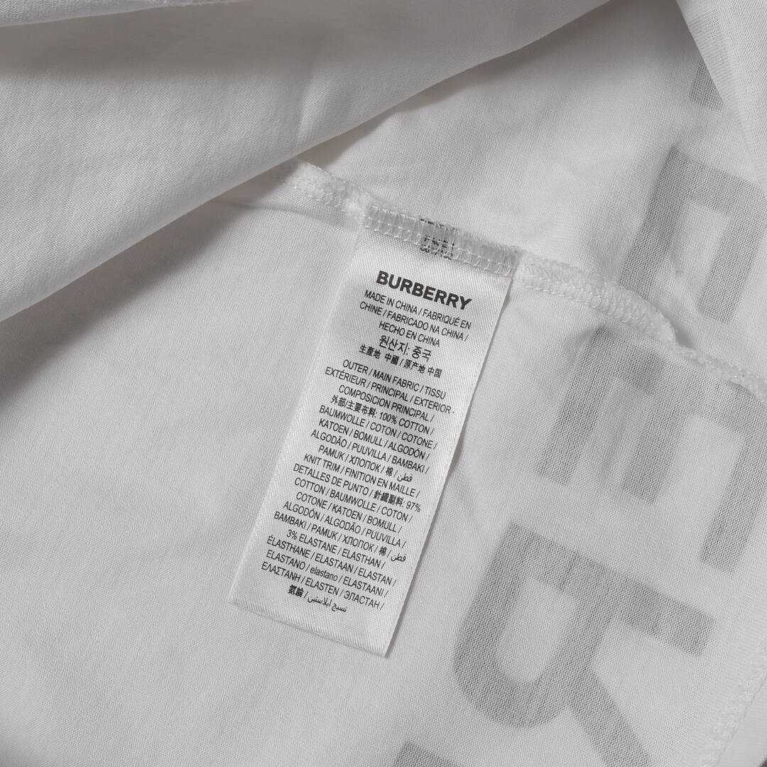 BURBERRY T-shirt White Size: L | 21SS Tissue Horseferry Multi-logo Used BEEG-0 gallery