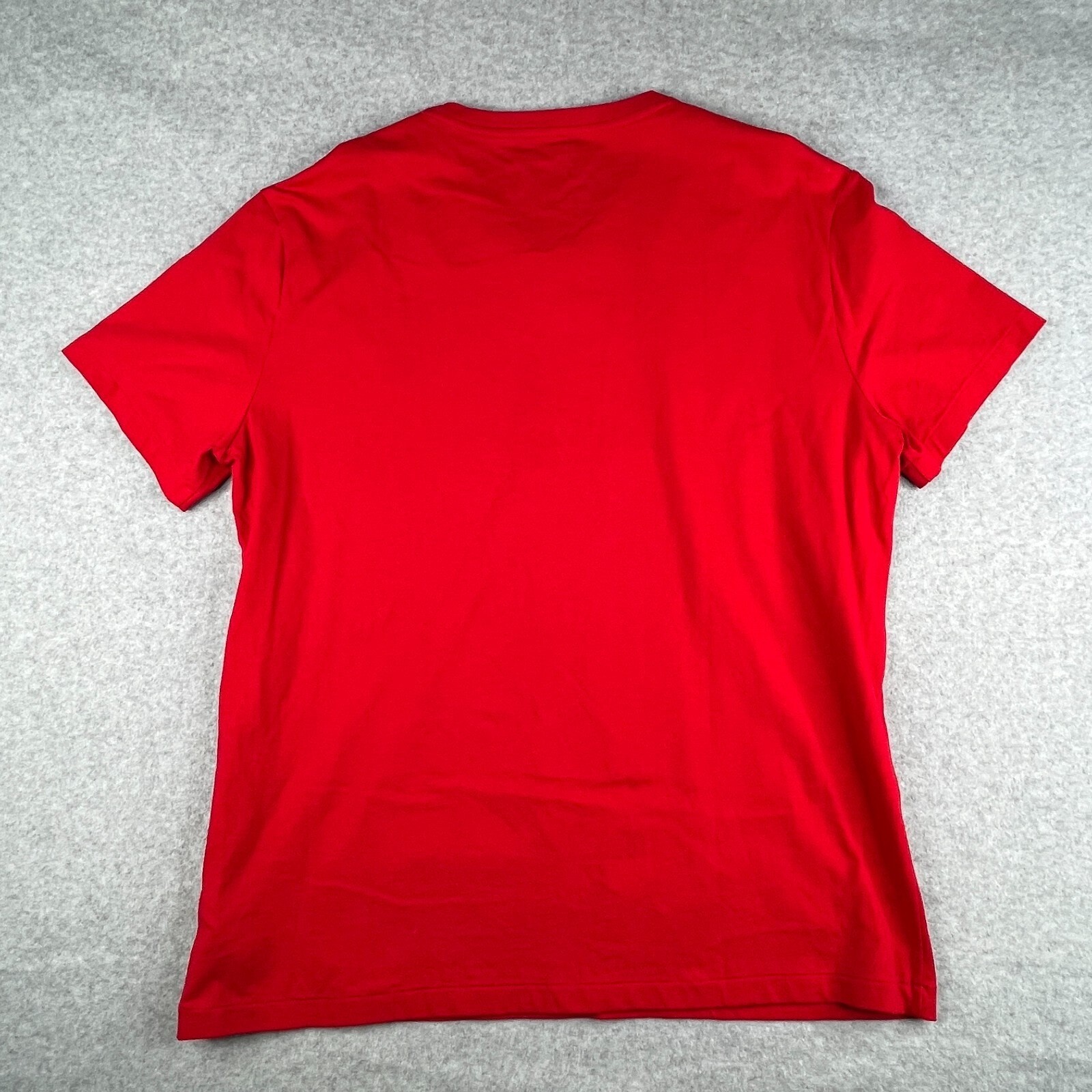 Polo Ralph Lauren Large Red V Neck Navy Pony Casual Basic gallery