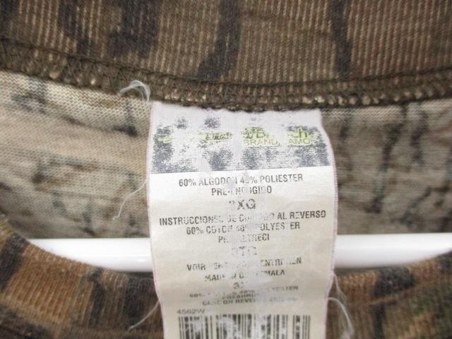 Vintage Mossy Oak T Shirt Mens 3XL Brown Camo Long Sleeve Crewneck Hunting Tee gallery