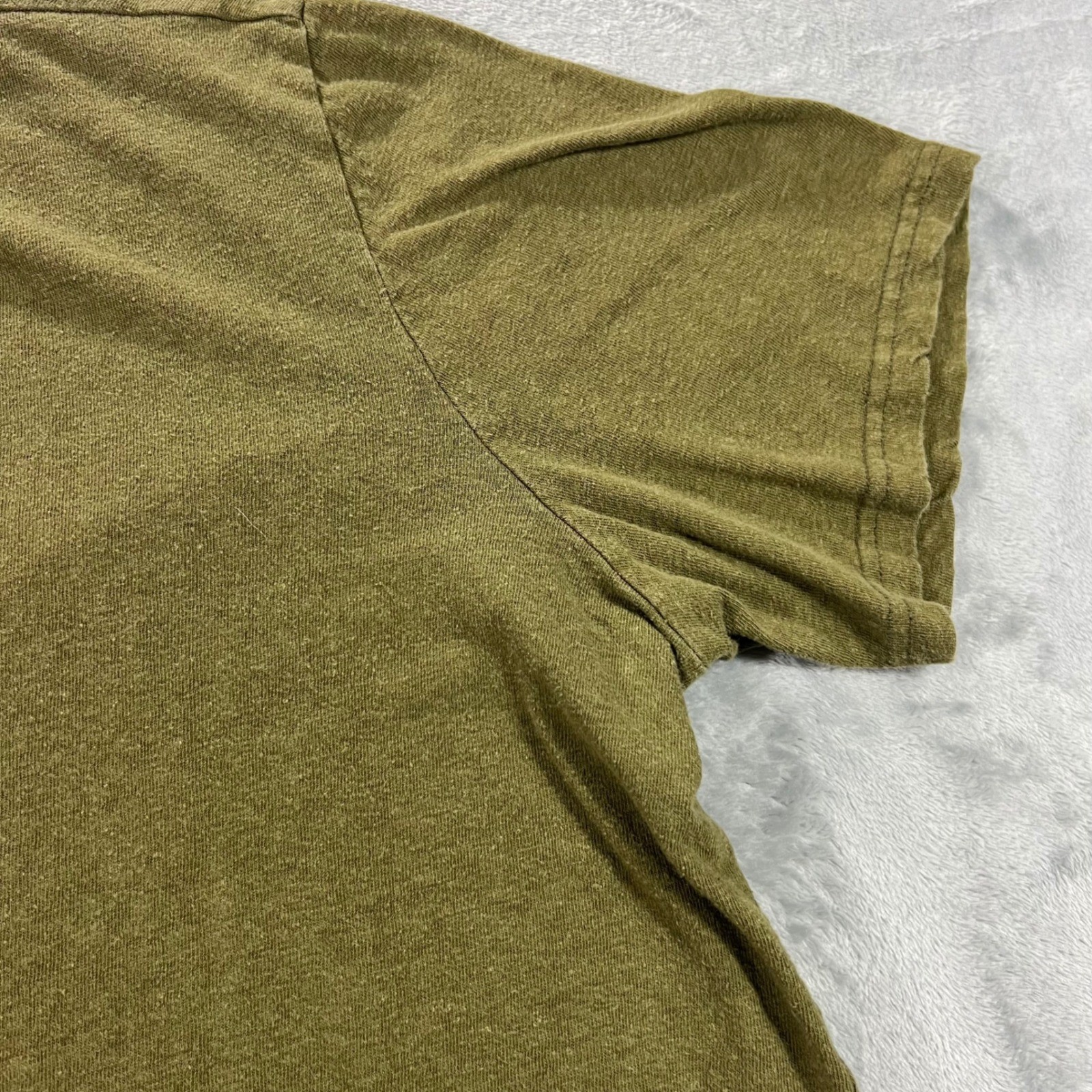 Carbon2Cobalt T Shirt Mens XL Olive Green Hemp Organic Cotton Casual Comfy Eco gallery
