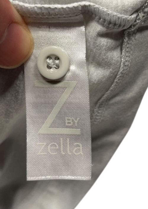 Z By ZELLA Gray Poly/Spandex LONG SLEEVE POLO SHIRT Athletic Gym Golf Men's L gallery