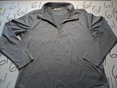 Medium Greg Norman Gray Pullover 95% Poly 5% Spandex Shirt