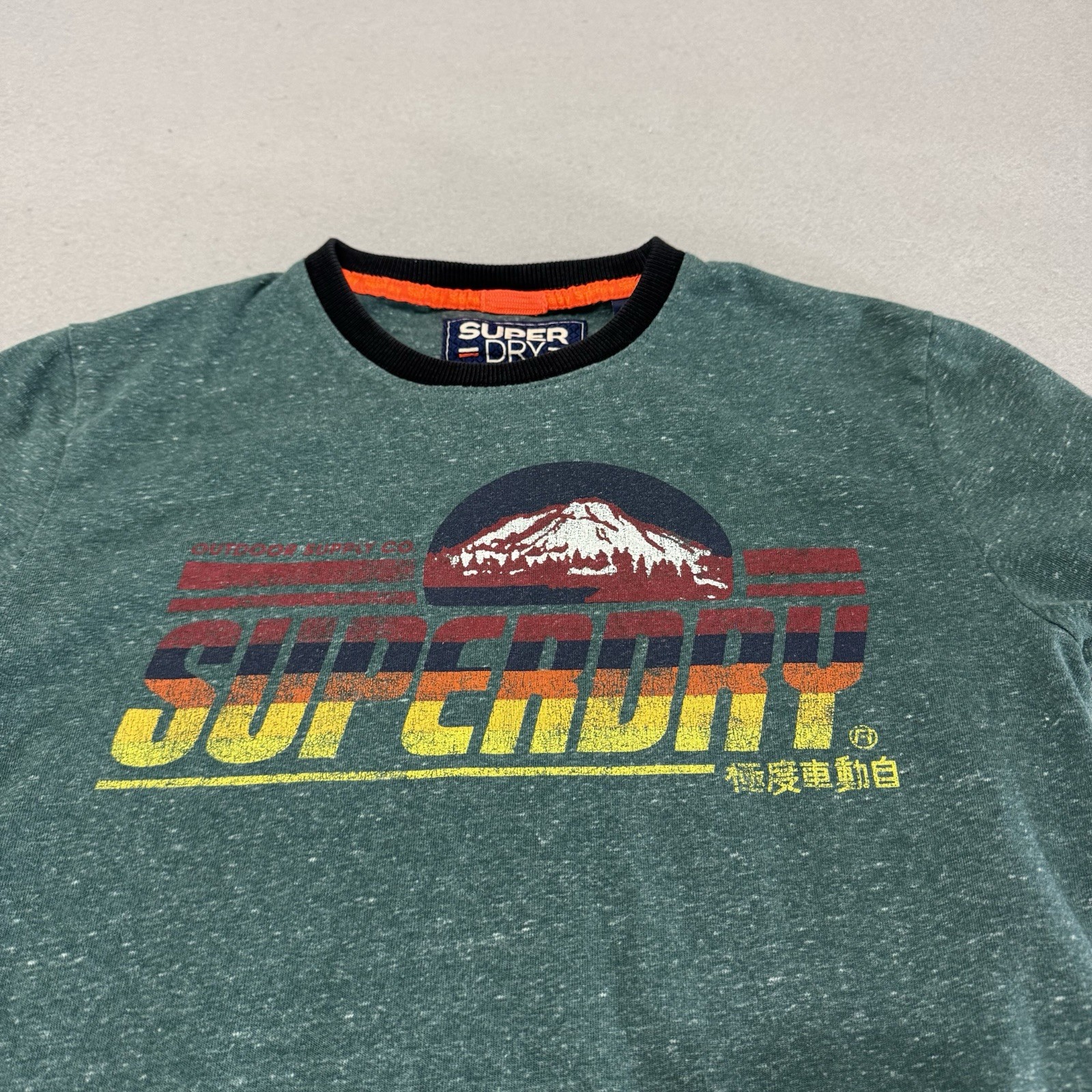 Superdry Ringer T Shirt Small Short Sleeve Japan Mountain Outdoor Colorful gallery