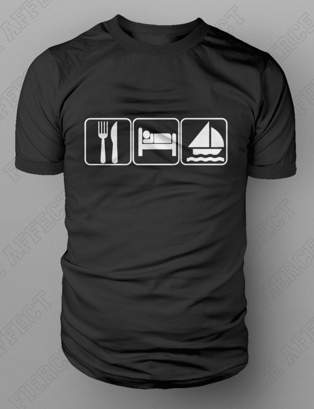 Eat Sleep Sailing T-shirt Dinghy Catamaran Spinnaker Funny Sail Yacht M-XXL New gallery