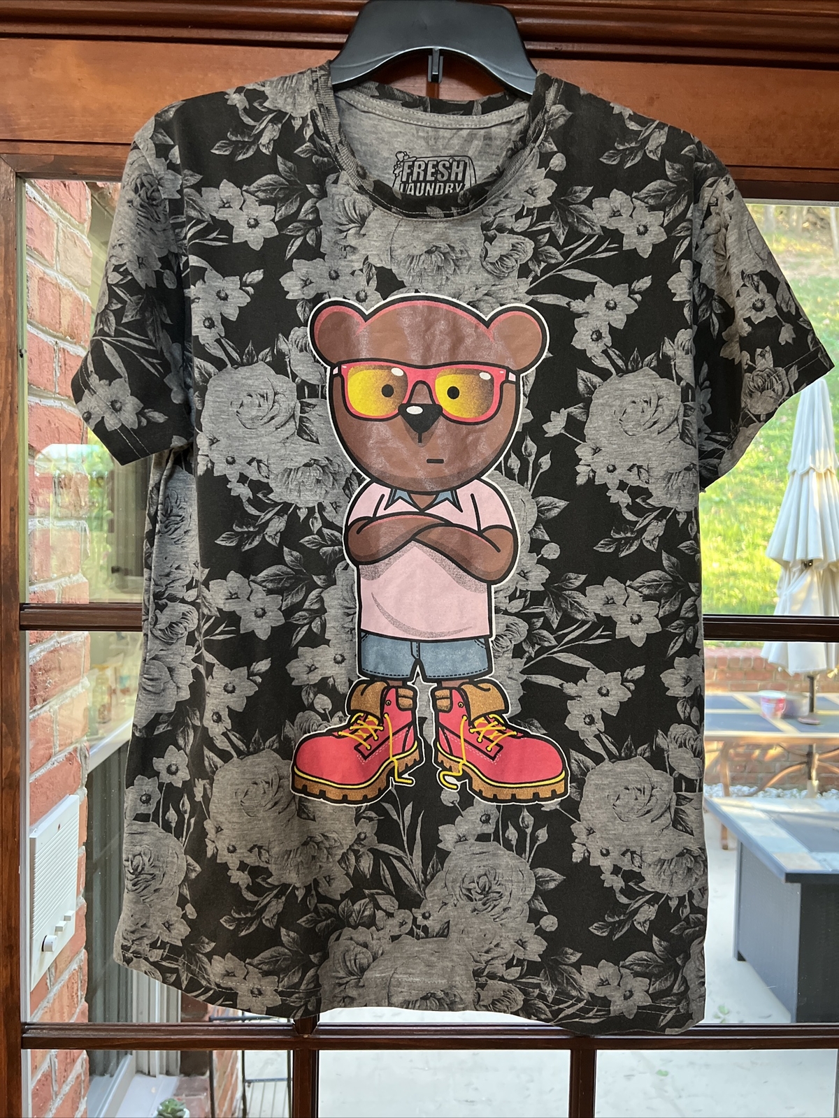 Fresh Laundry Bear Legend, Savage, $ Rules, T-Shirt Size Medium Pit 20” gallery