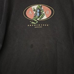 Vtg 2003 Amphibious Outfitters/Andy Webber Art Mens Shirt XL Scuba Diving Rare