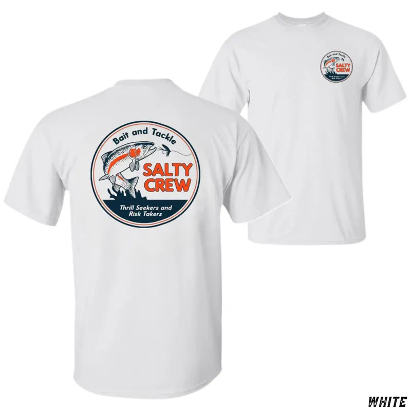 Salty Crew Fly Guy Fishing T-Shirt Ocean Lifestyle Apparel for Men & Women, Fish