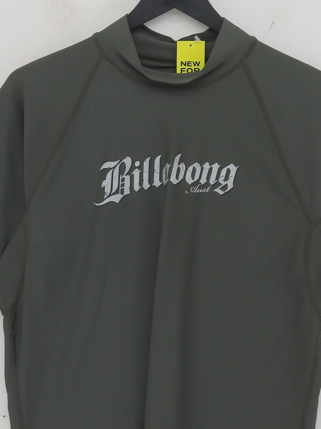 Billabong Men's T-Shirt XL Grey Graphic Polyamide with Spandex Basic gallery