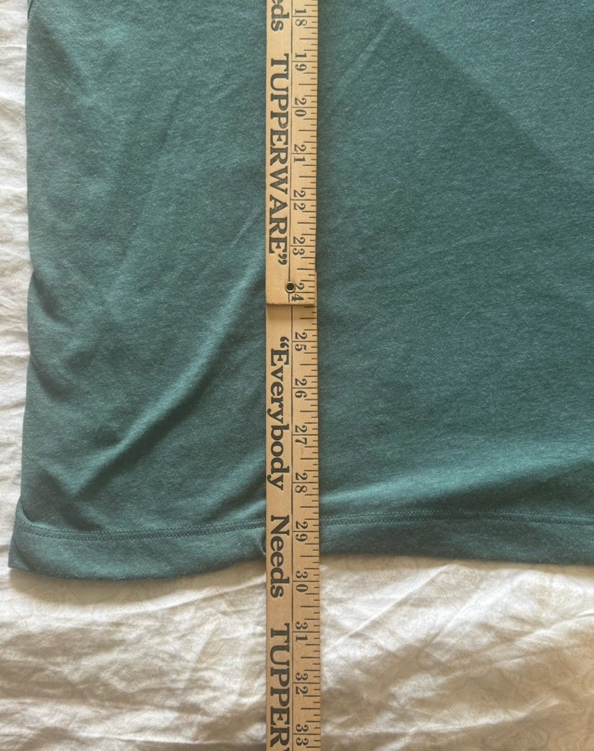Duluth Trading Co Mens T-Shirt Green Short Sleeve Cotton Size L Pencil Pocket gallery