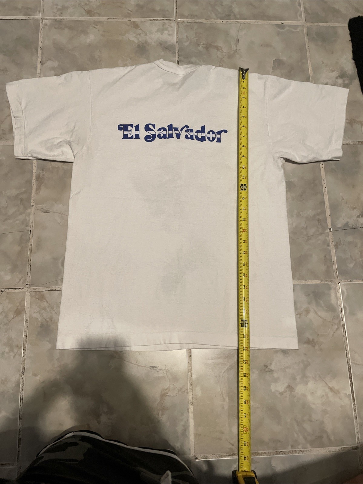 Vtg 80s 90s El Salvador Funny Parody T-Shirt Joke Grunge Single Stitch SZ Large gallery