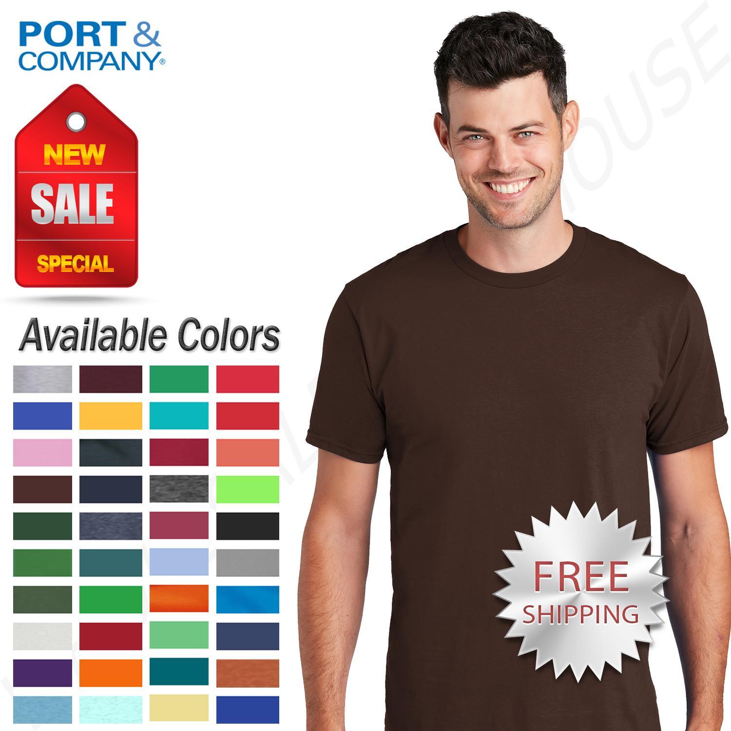 Port & Company Men's Shprt Sleeve Crew Neck Fan Favorite Cotton T-Shirt PC450 gallery