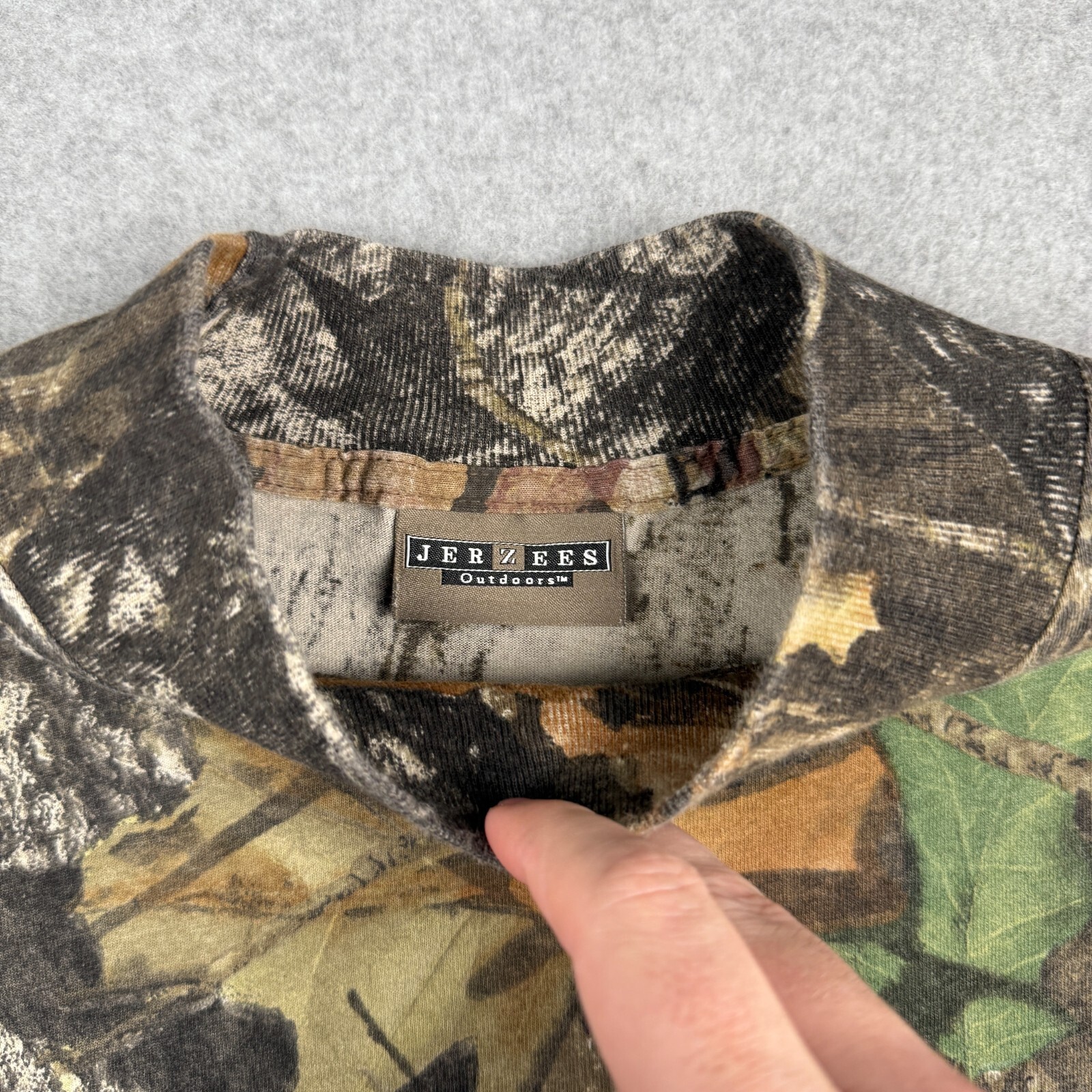 Vintage Jerzees Outdoors Shirt XL Realtree Hunting Camo USA Y2K gallery