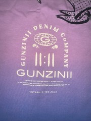 Gunzinii Premium Cracked Graphic Designer Shirt Embroidered Size Medium Boxy Fit