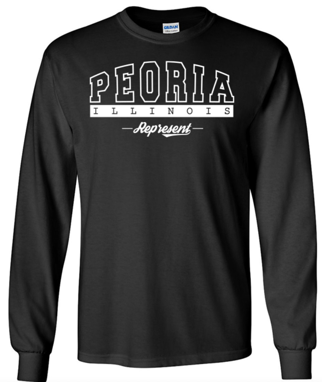 Peoria Illinois T-Shirt Long Sleeve Graphic tee gallery