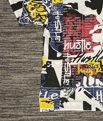 NWT Encrypted AOP Graphic T- Shirt Multicolor Men’s Size 5XL (4xl) Runs Tight