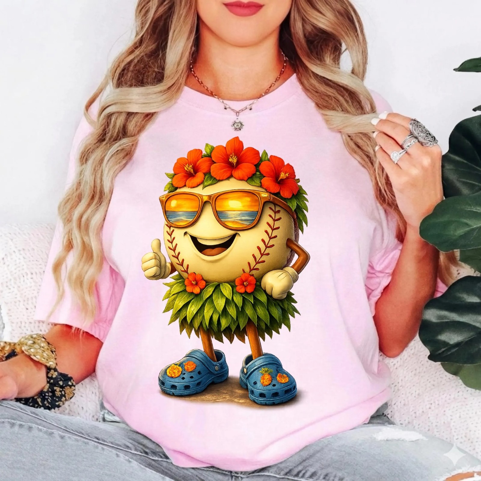 Cute Hawaiian Pickleball Shirt, Funny Tropical Beach Summer Vacation Tee T-Shirt gallery