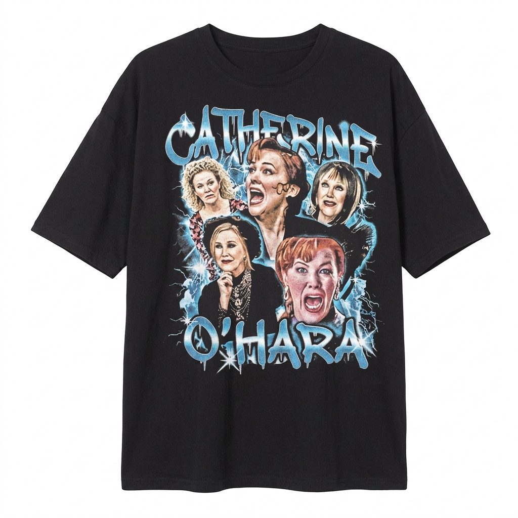 Catherine O’Hara Tribute Shirt, Moira Rose, Beetlejuice, Home Alone Tee