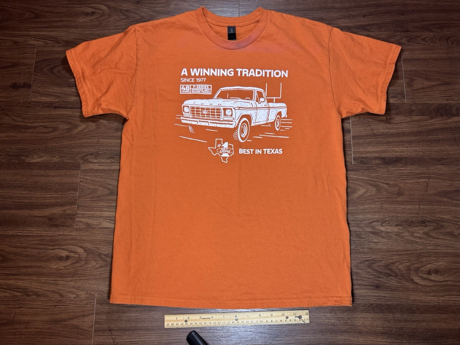 1977 Ford Truck T-shirt ( Texas Longhorns) Size Large – See Description