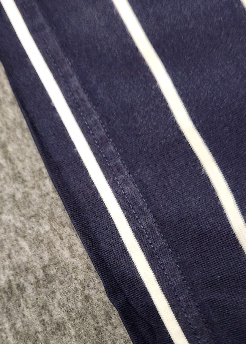 Tommy Hilfiger Top Navy White Striped Size XL Measurements in Description gallery