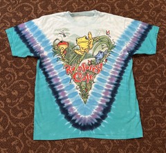 Unisex 2007 LIQUID BLUE RAINFOREST CAFE T-SHIRT FROGS See Photos For Measurement