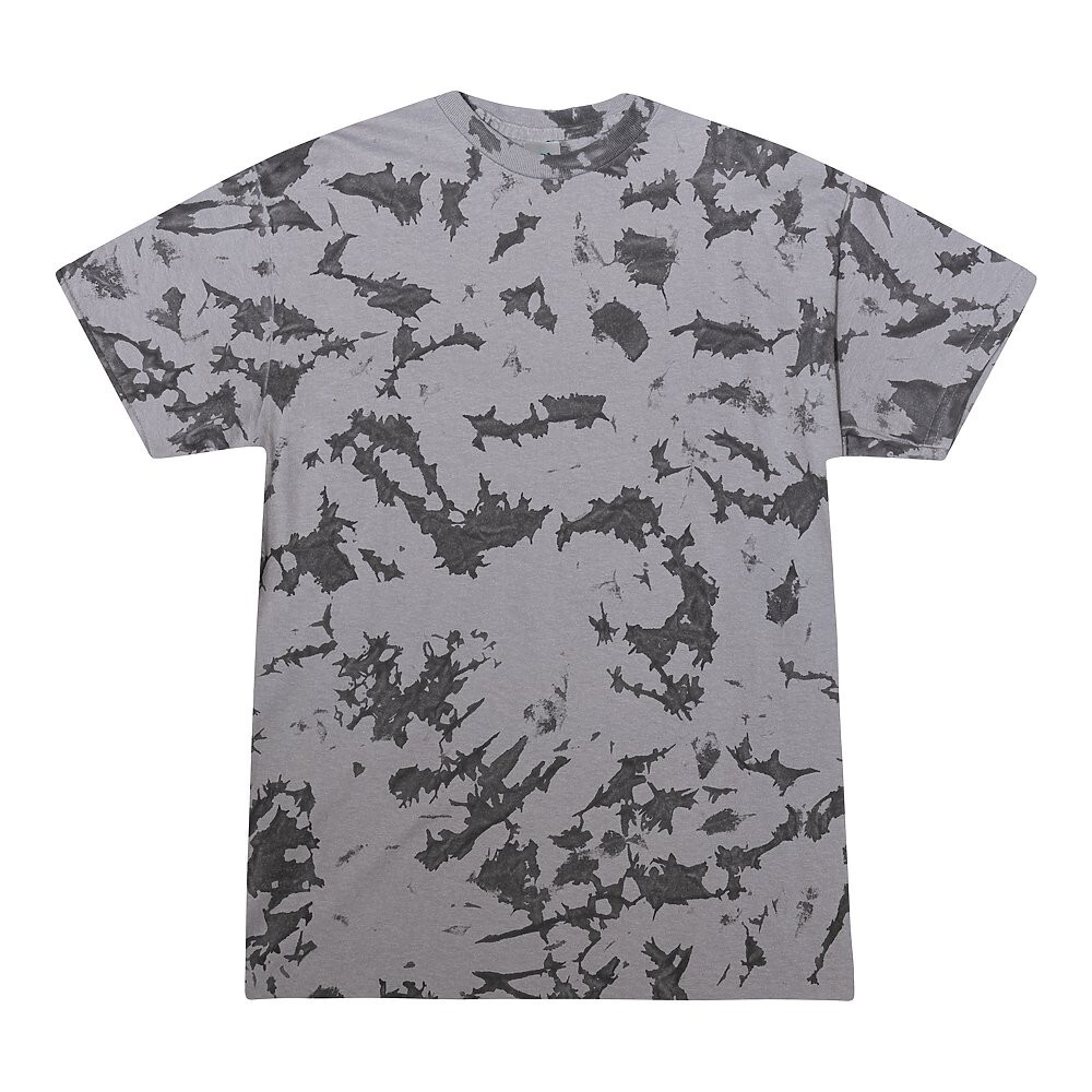 Multi-Color Tie Dye Iced T-Shirts, Adults Short Sleeve Cotton Colortone gallery