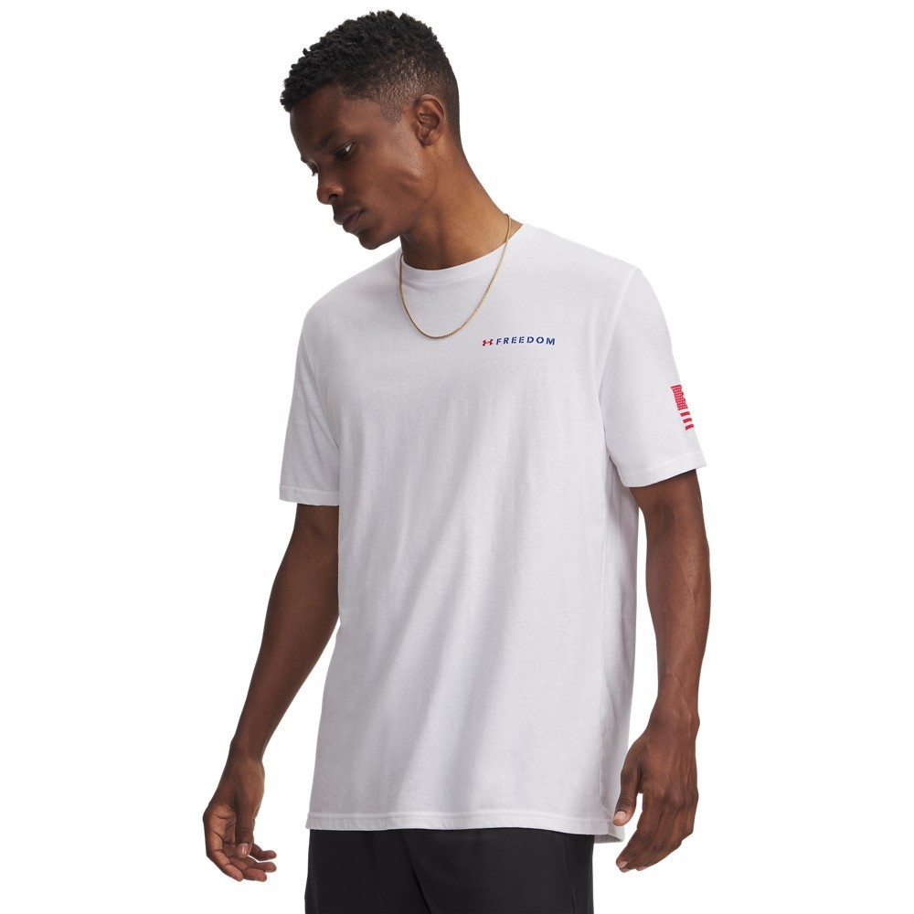 Under Armour 6004097 Men's UA Freedom Left Chest Short Sleeve Tee Graphic gallery