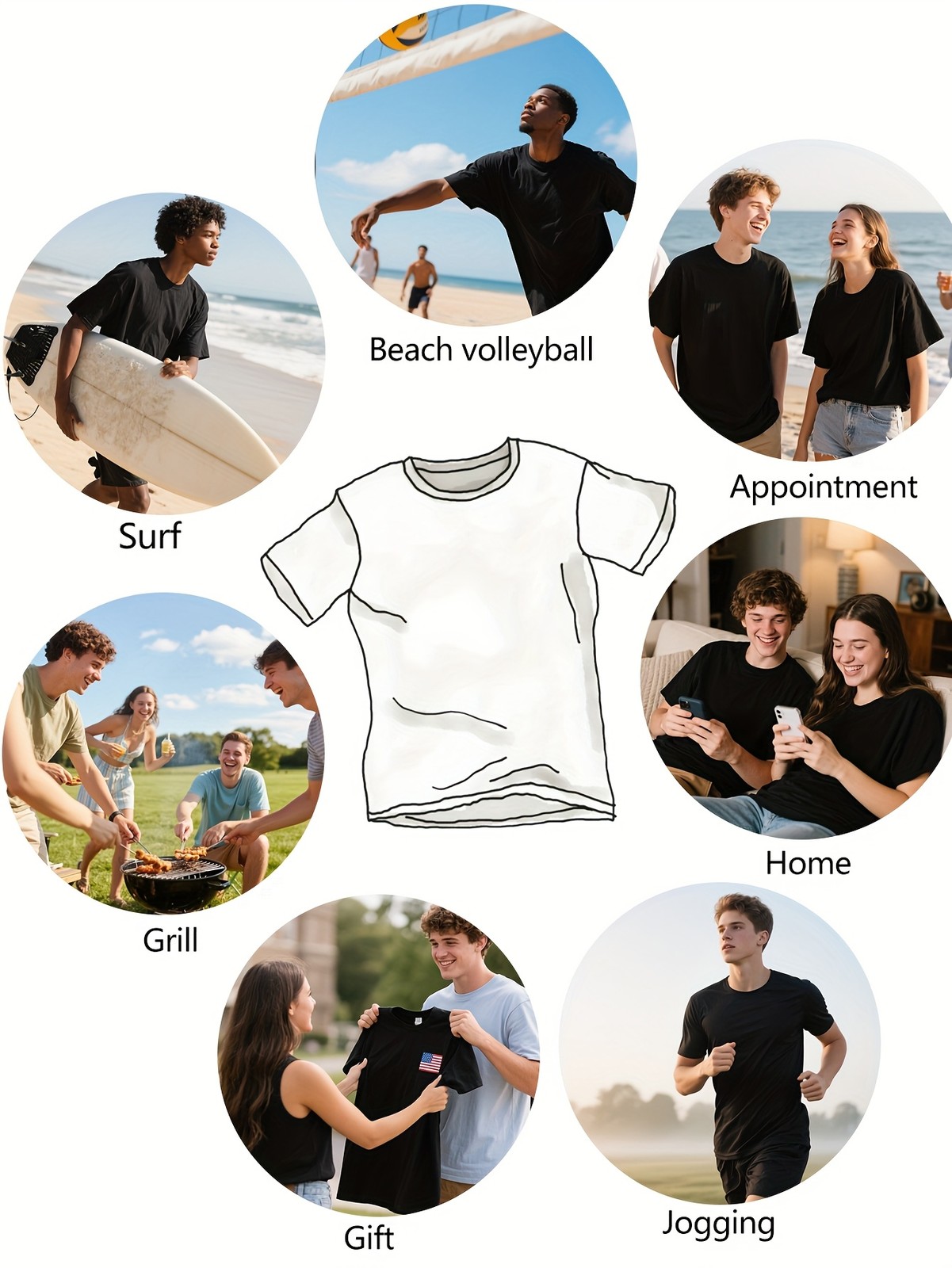 Cotton 180g T-shirt for Men - Vintage STP Stone Temple Pilot Print Retro Casual gallery