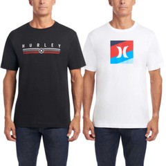 Hurley Men’s Graphic Tee, 1 or 2-Pack