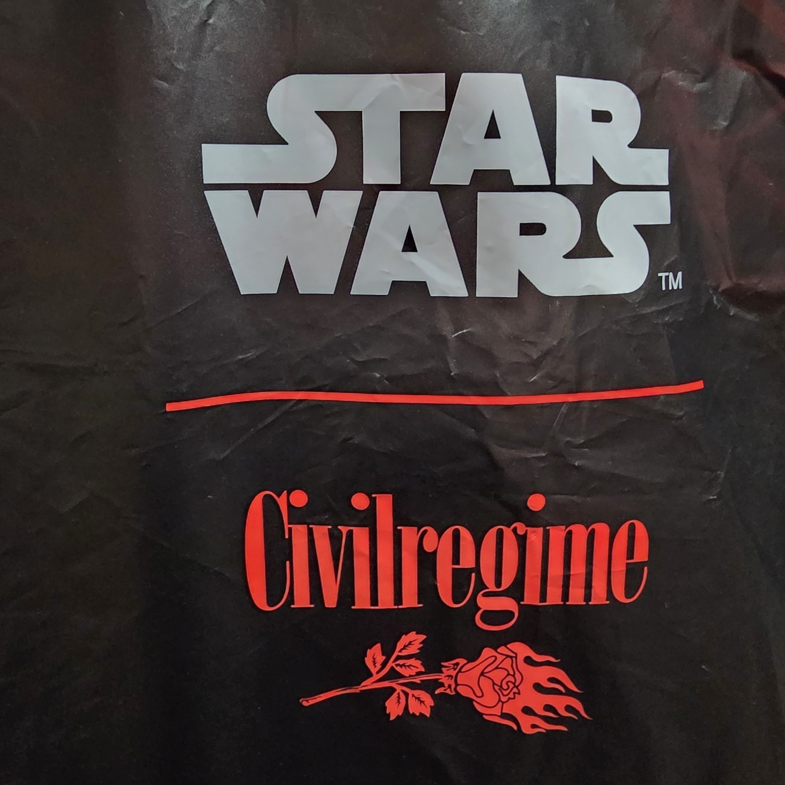 Civil Regime Star Wars Chewbacca Oversized Tee Size XL White gallery
