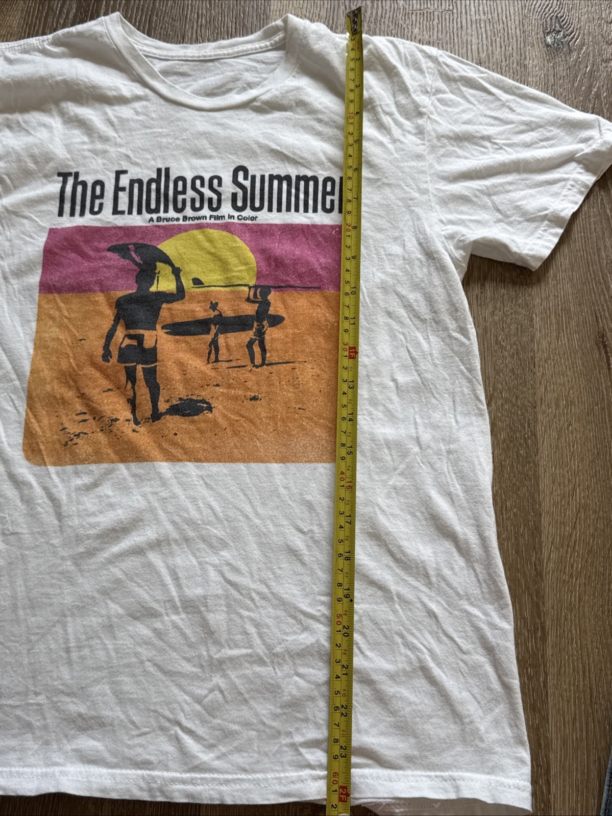 Endless Summer Bruce Brown Film Vintage 1970's T Shirt Size Small EUC! gallery