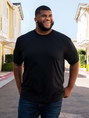 Fresh Clean Threads – Large 4 Pack – Premium Black T-Shirts