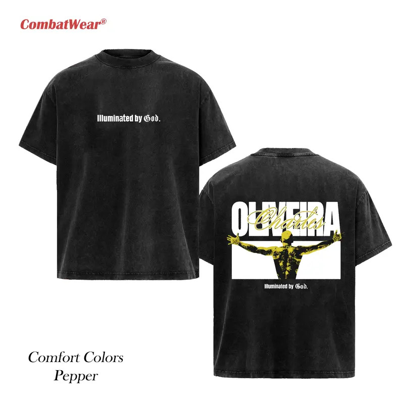 Charles Oliveira Illuminated By God Tee, Do Bronx UFC Fighter T-shirt, UFC Fan