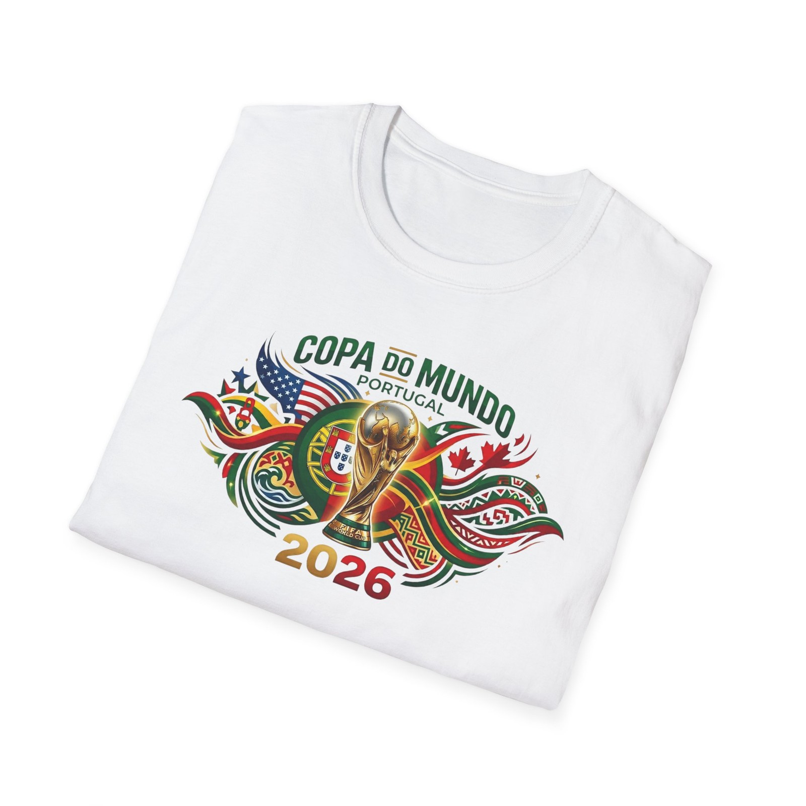 Copa do Mundo 2026, Portugal, FIFA World Cup Unisex T-Shirt | Football Lovers