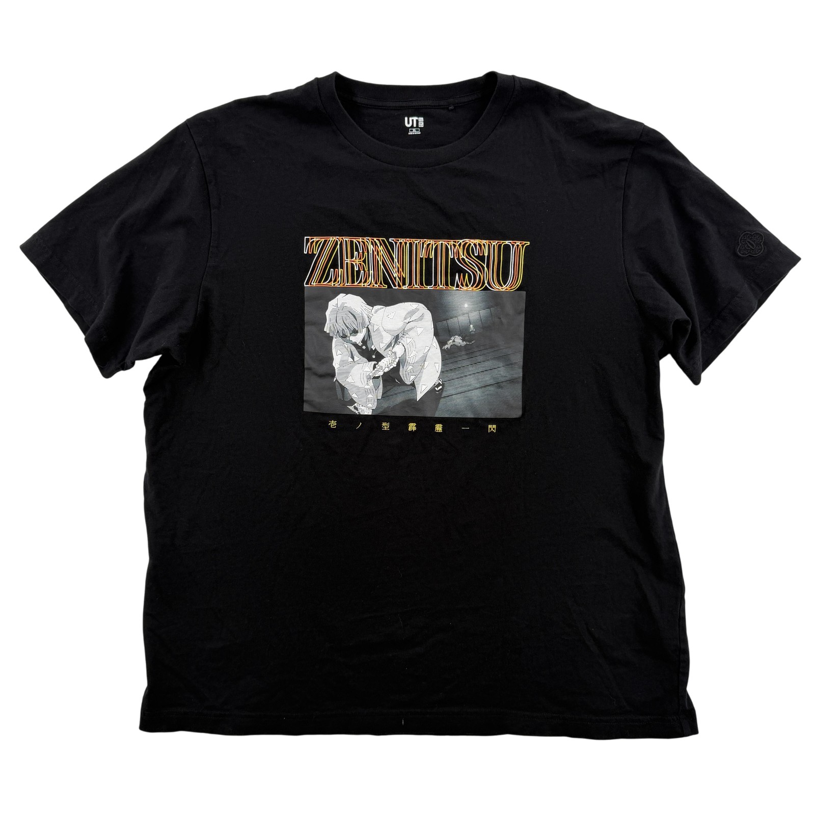 Uniqlo UT Demon Slayer Zenitsu Shirt Mens XL Anime Graphic Tee Kimetsu no Yaiba