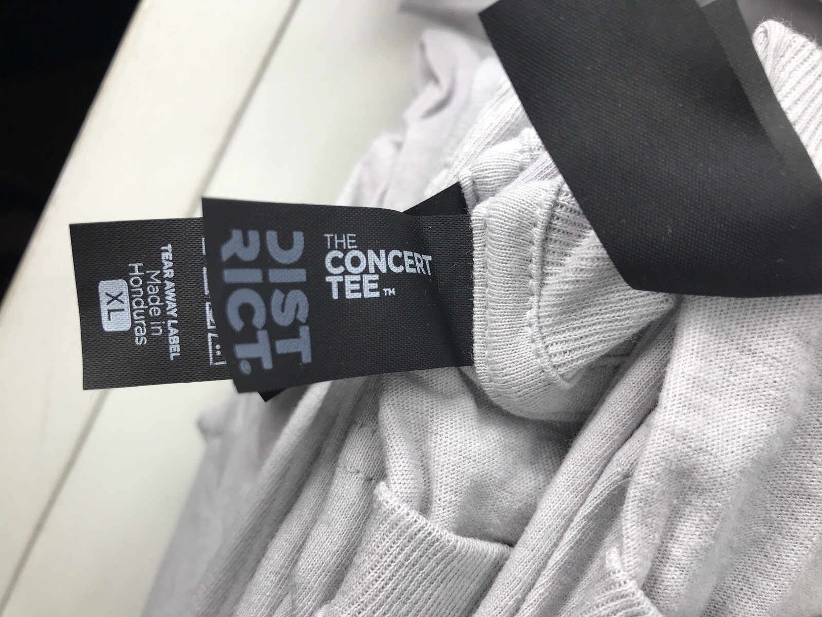 The Concert Tee T-Shirts District DT5000 Silver/Grey ~ L - XL - 3XL ~Lot/55 ~NEW gallery