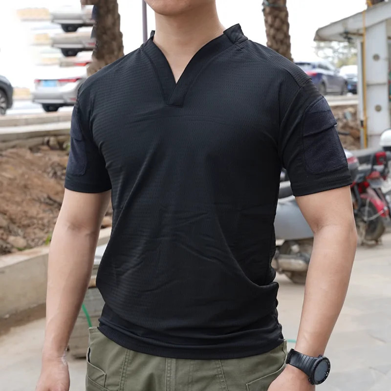Quick Drying Combat T-shirt Top Outdoor Green RG High Elasticity T-shirt Short S gallery