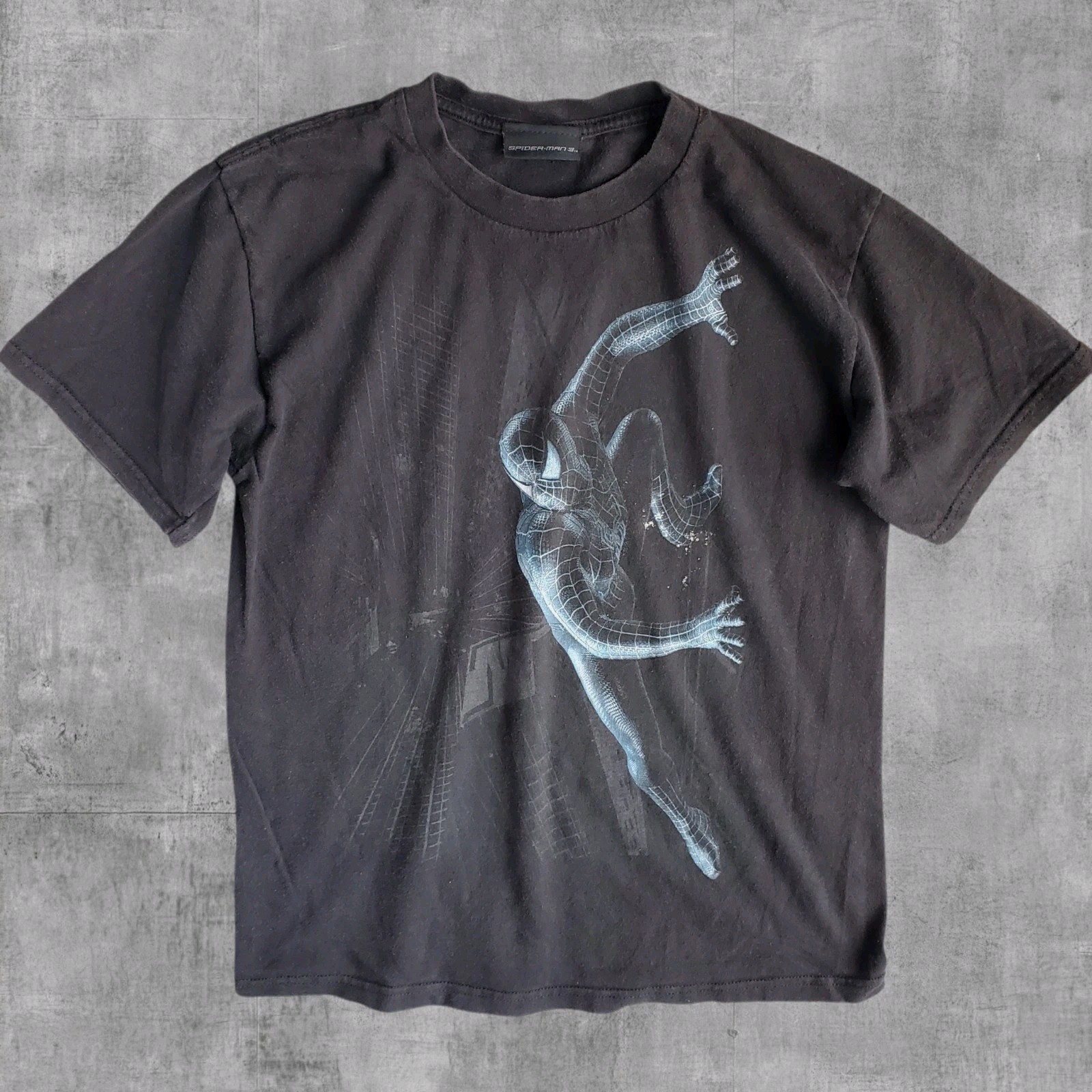 Spiderman 3 Movie Promo Shirt Vintage 2007 Black Suit Symbiote Venom Mens L