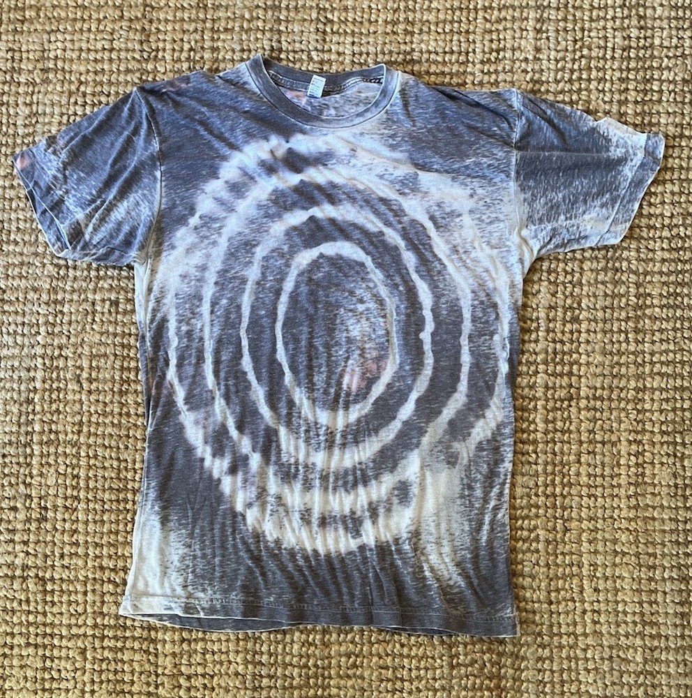 American Apparel “50/50” Men’s Medium Poly Cotton Short Sleeve Tie Dye T Shirt