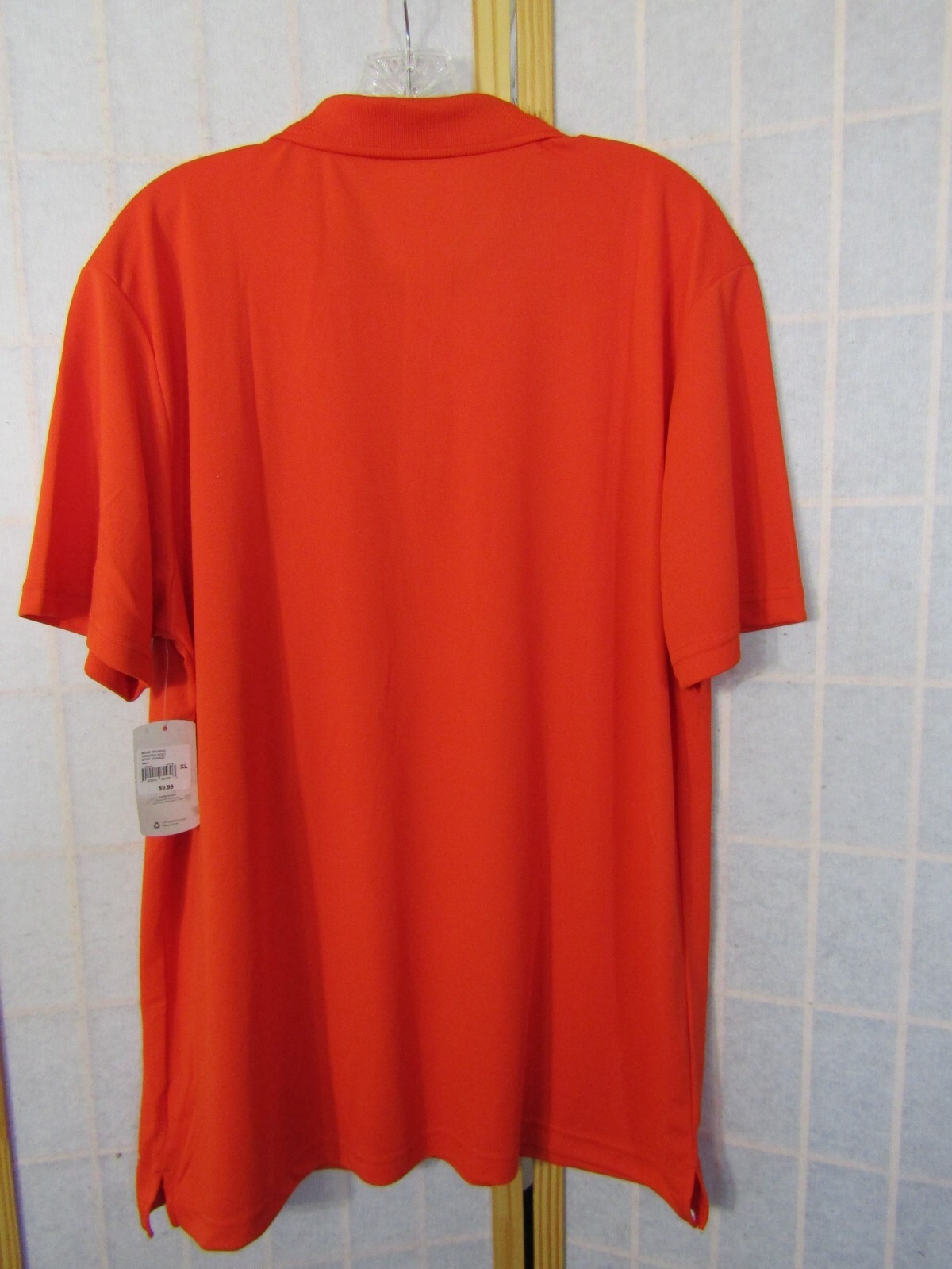 NWT BCG Men's Training Coaches Polo Spicy Orang1/4 Button Polo Shirt Men's XL gallery