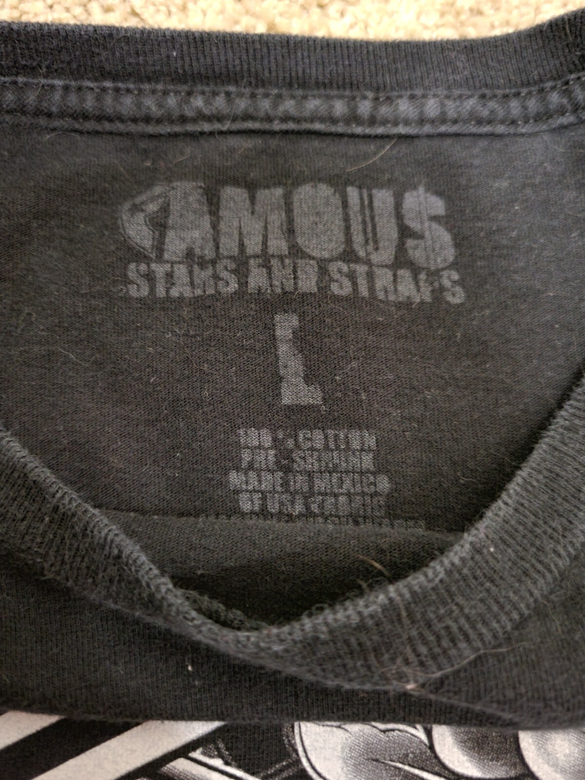 FAMOUS STARS AND STRAPS Vintage black t-shirt Large, Travis Barker, Blink 182 gallery