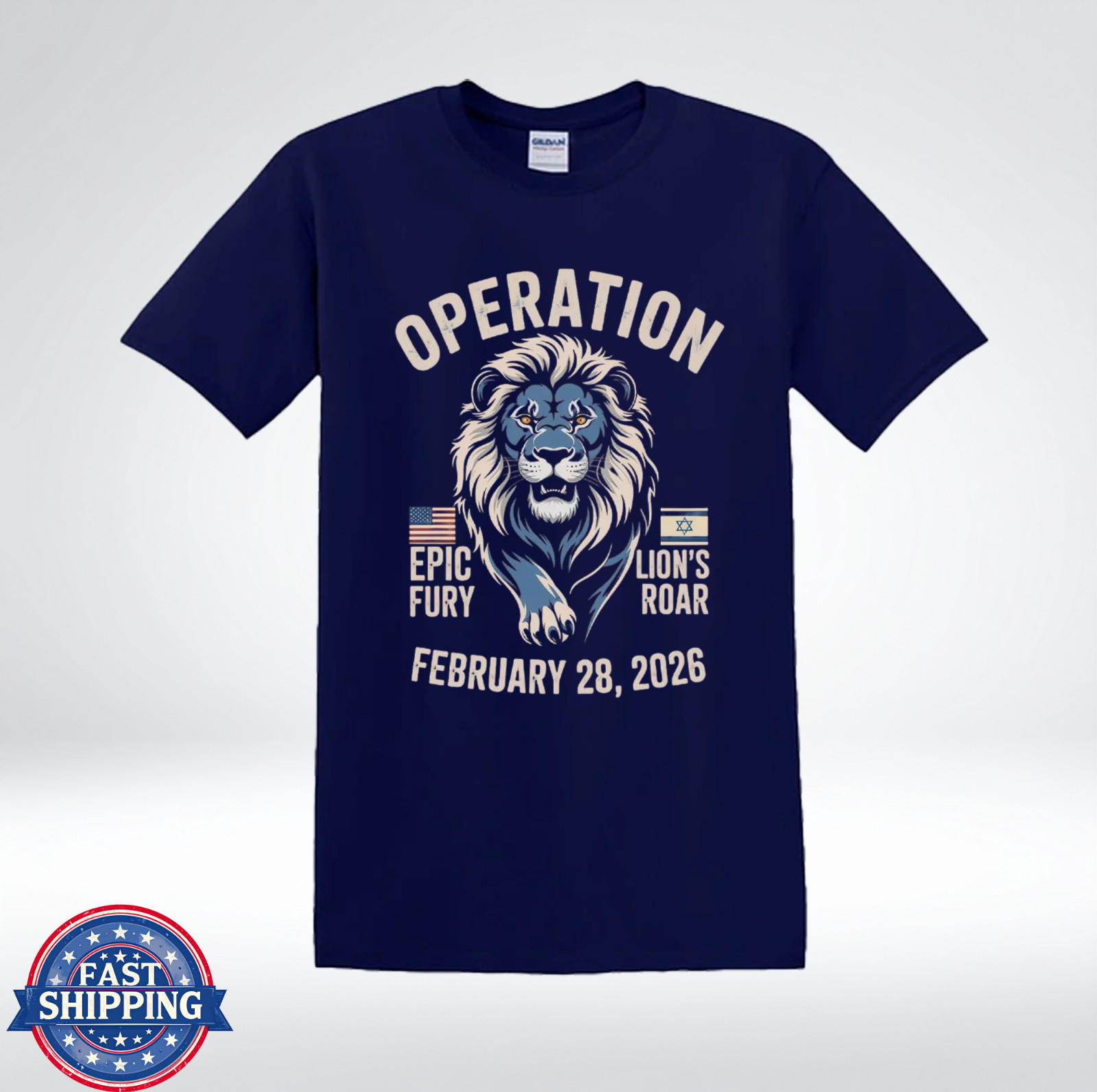 Operation Epic Fury Lion Graphic Patriotic 2026 T-Shirt gallery