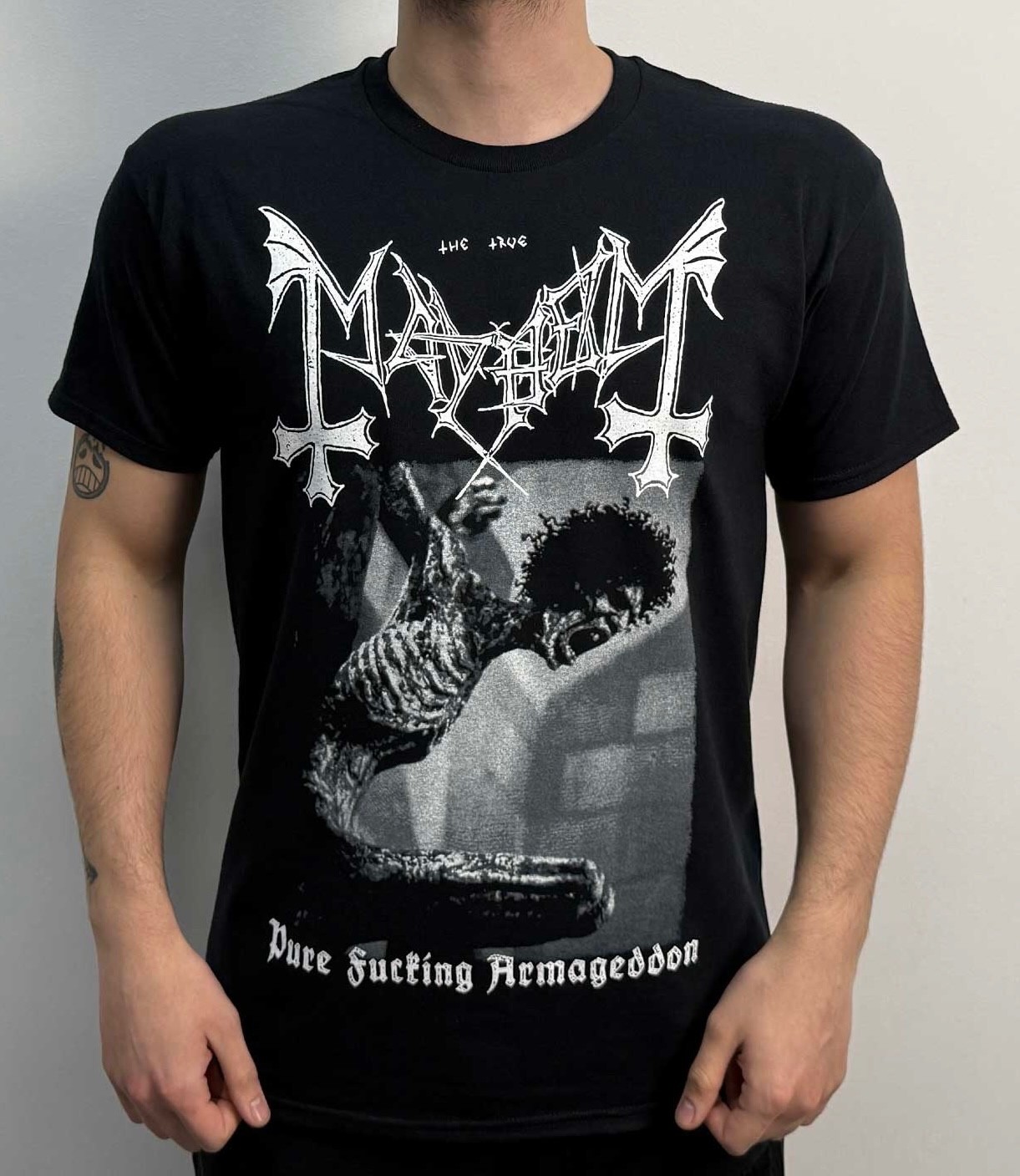 Mayhem - Pure F###ing Armageddon (Gildan) T-Shirt Black bathory gallery