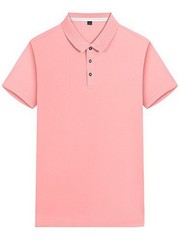 Quick Dry Polyester Collared Shirt for Men Moisture Wicking Regular Length New
