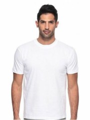 BYC 3 Pack Men 100% Premium Cotton Heavy Weight Crew Solid Short Sleeve T-Shirt