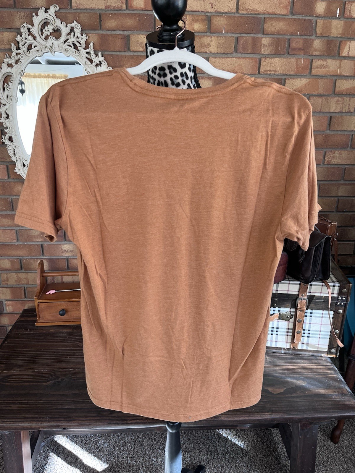 Cotopaxi Do Good T-Shirt (Medium) Mens Rust Orange Organic Cotton Blend gallery
