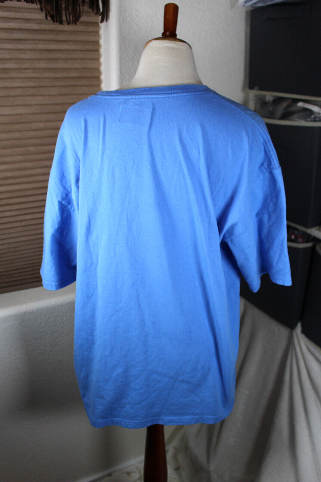 Mustang Mens Shirt Extra Large Car Graphic Tee Blue Cotton Easy Care gallery